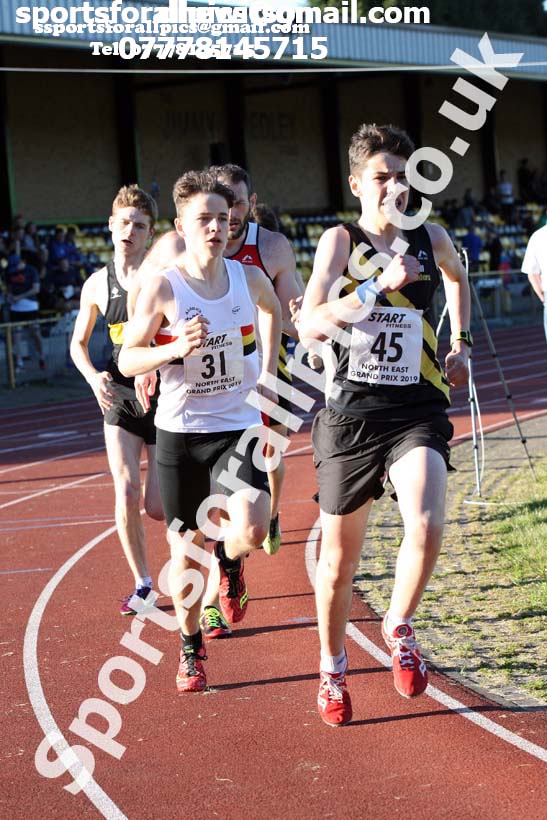 Graded 800 metres, Monkton, Jarrow and Hebburn. Photo:  David T. Hewitson/Sports for All Pics